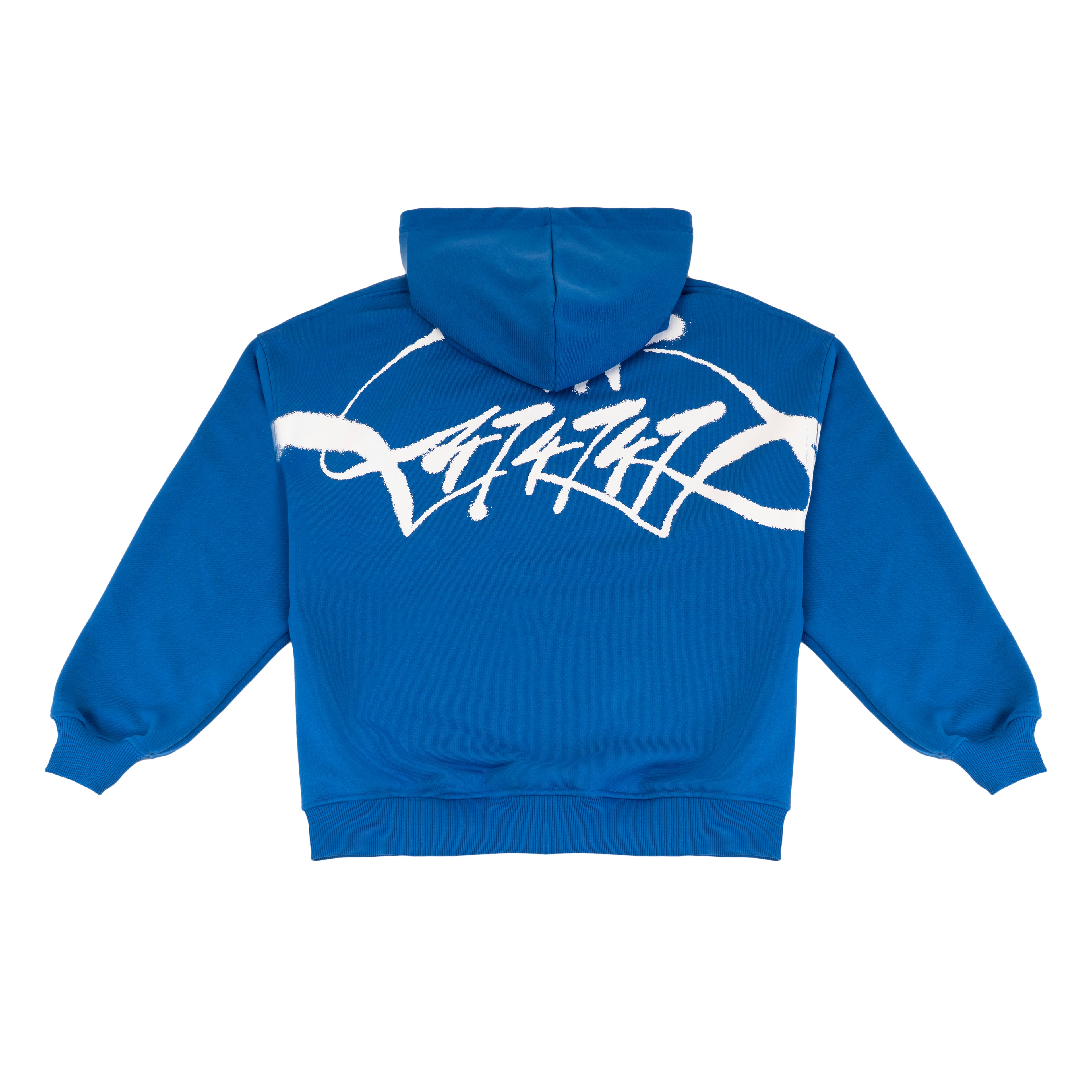 474747 HOODIE (BLUE)