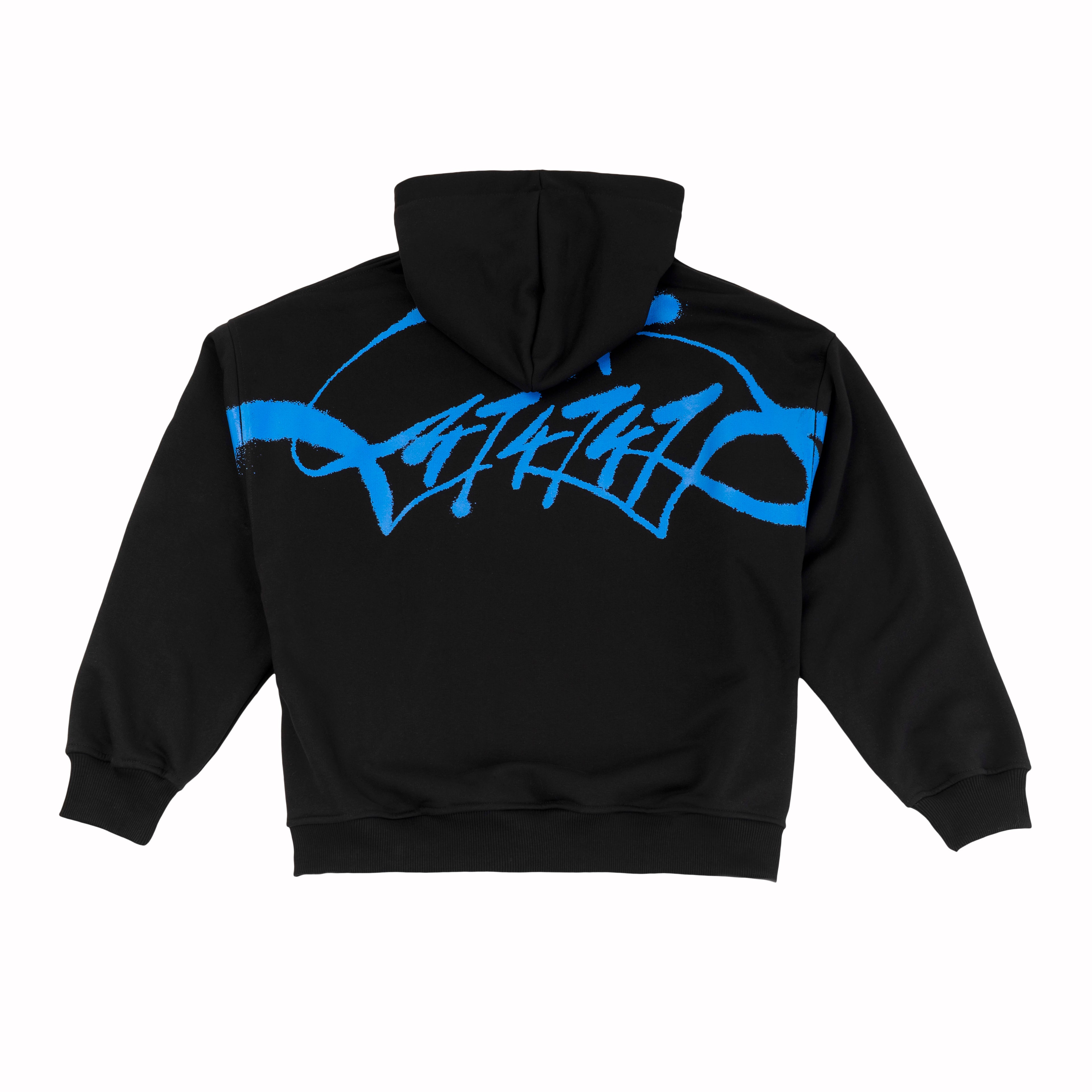 474747 HOODIE (BLACK)