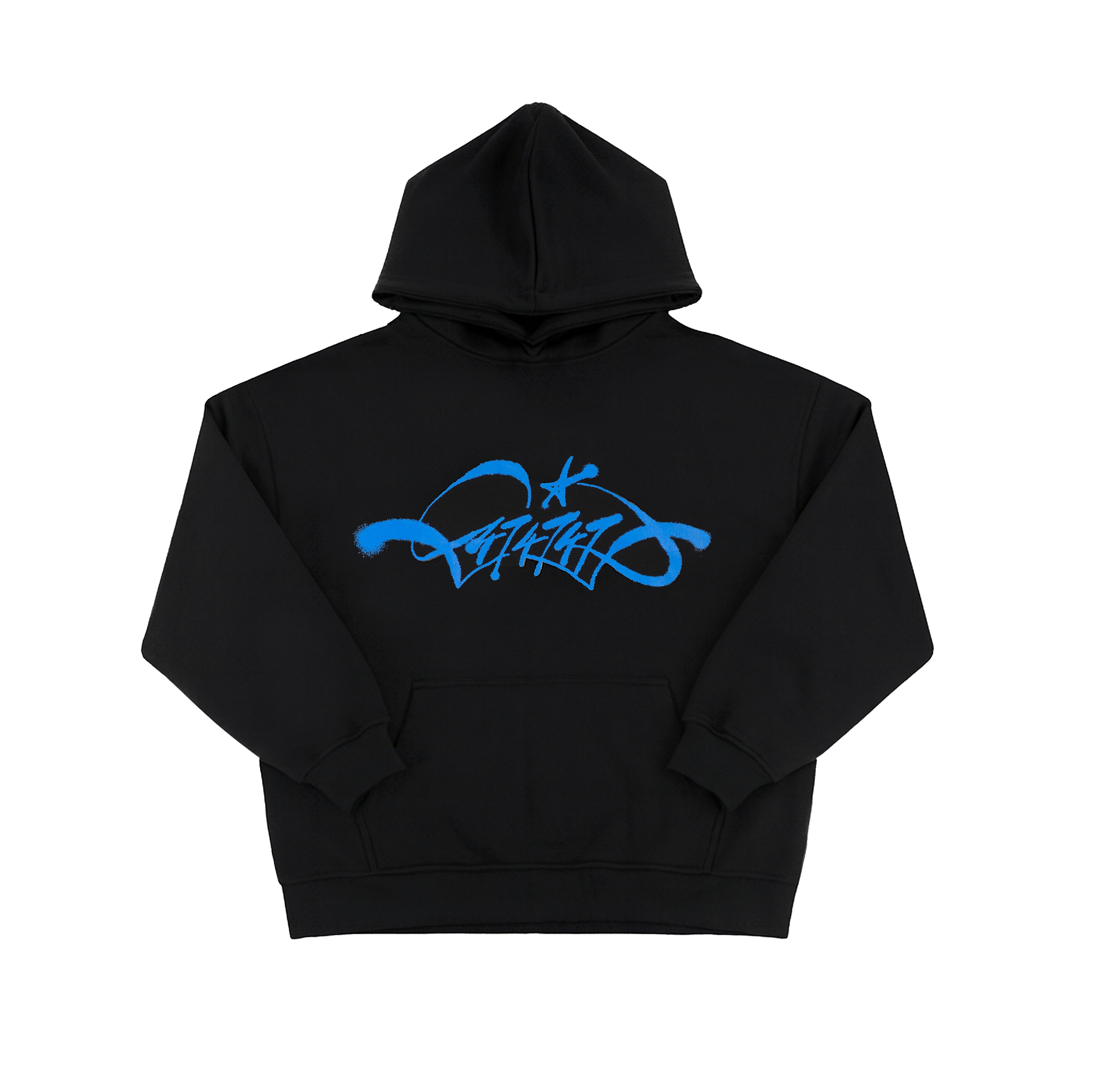 474747 HOODIE (BLACK)